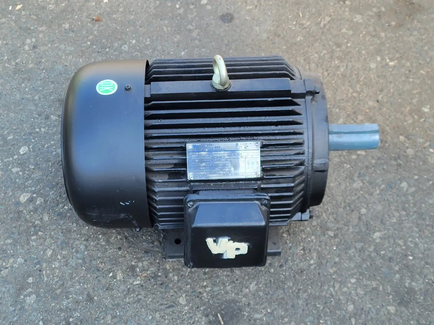 7.5 hp, 575 volts, 3520 rpm, 213T Electric Motor