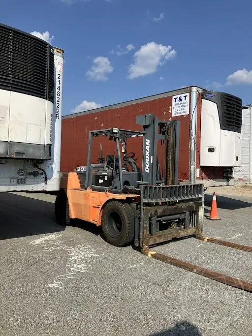 Used 2015 DOOSAN D90S Internal Combustion Forklifts: Pneumatic Tire Texas US | Forklift Exchange #1274517