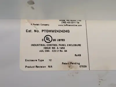 USED HOFFMAN PTDHW242424G