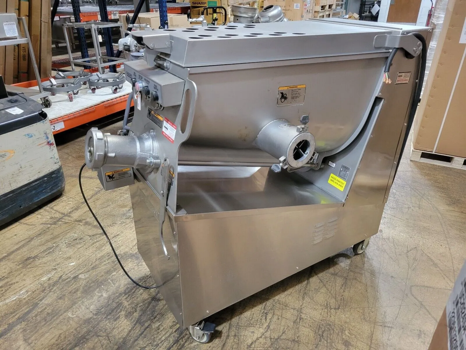 Hobart MG2032 Tandem/Side Feed, 8.5 HP Mixer Grinder 200#, 3 Phase, 208V