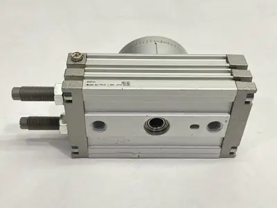 USED SMC PNEUMATIC ROTARY ACTUATOR TABLE 0-190 DEGREES