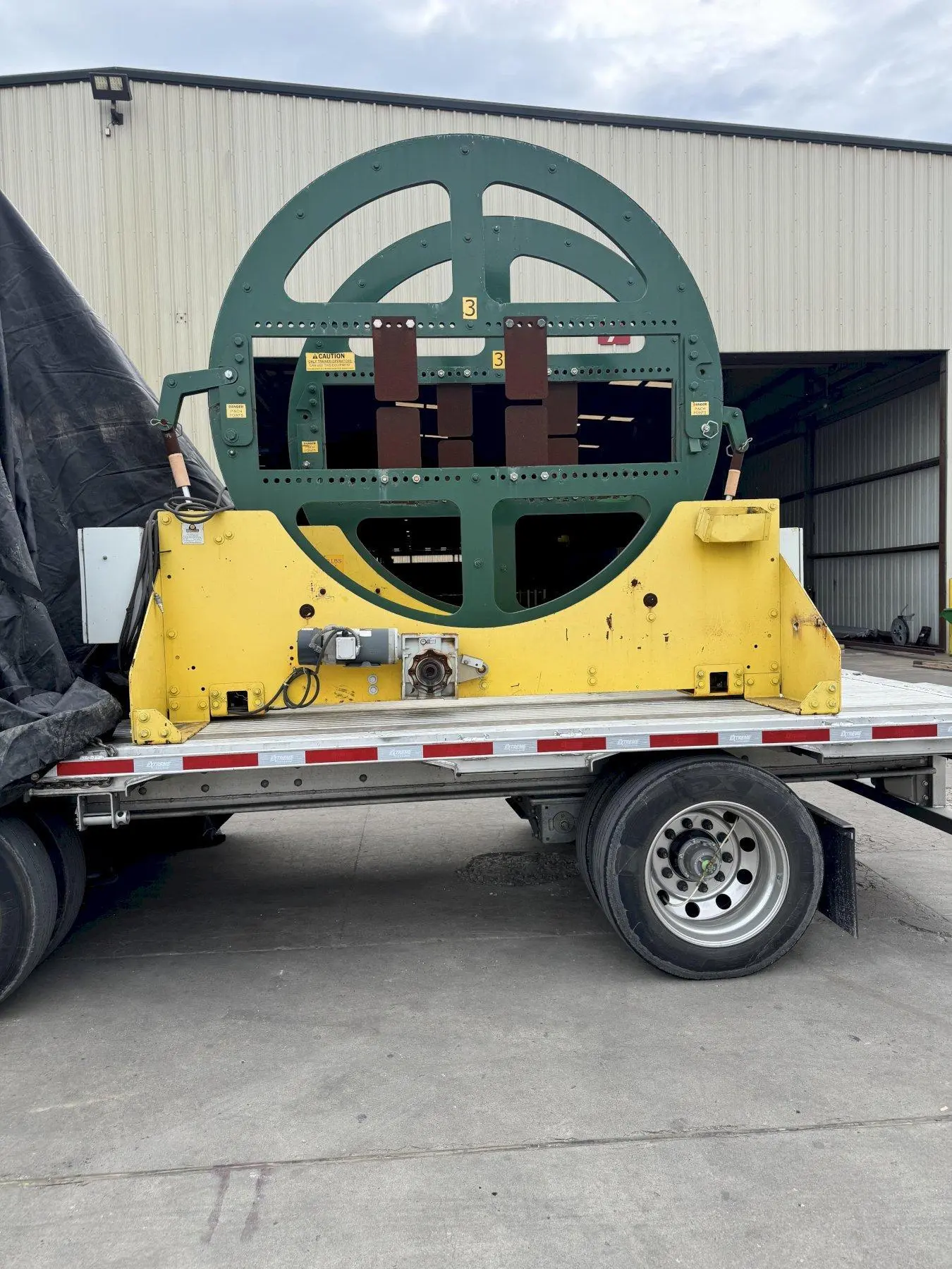 11,600 LBS RIMCO MODEL #R5-2450 ROTATOR POWERED I-BEAM ROLLOVER / ROTATOR MACHINE: STOCK #23597