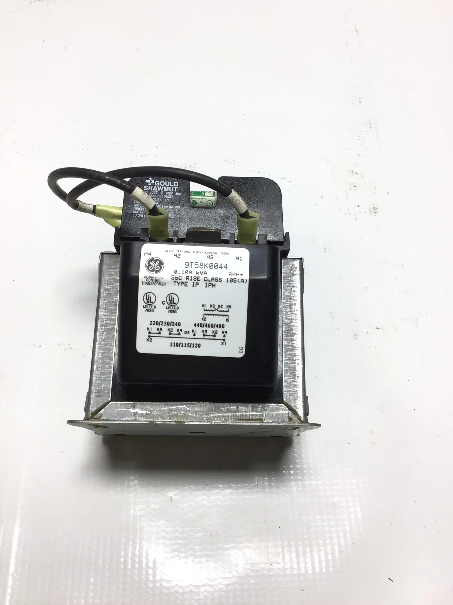 General Electric 9T58K0044 Transformer 1PH 0.100kVA 60Hz