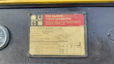 1995 HYSTER S150A FORKLIFTS | Platinum Group (25)