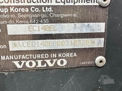 Used 2017 VOLVO EC140EL Crawler Excavators South Carolina US | Palmetto Machinery #1436848