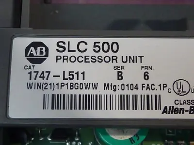 USED ALLEN BRADLEY 1747-L511 SER B