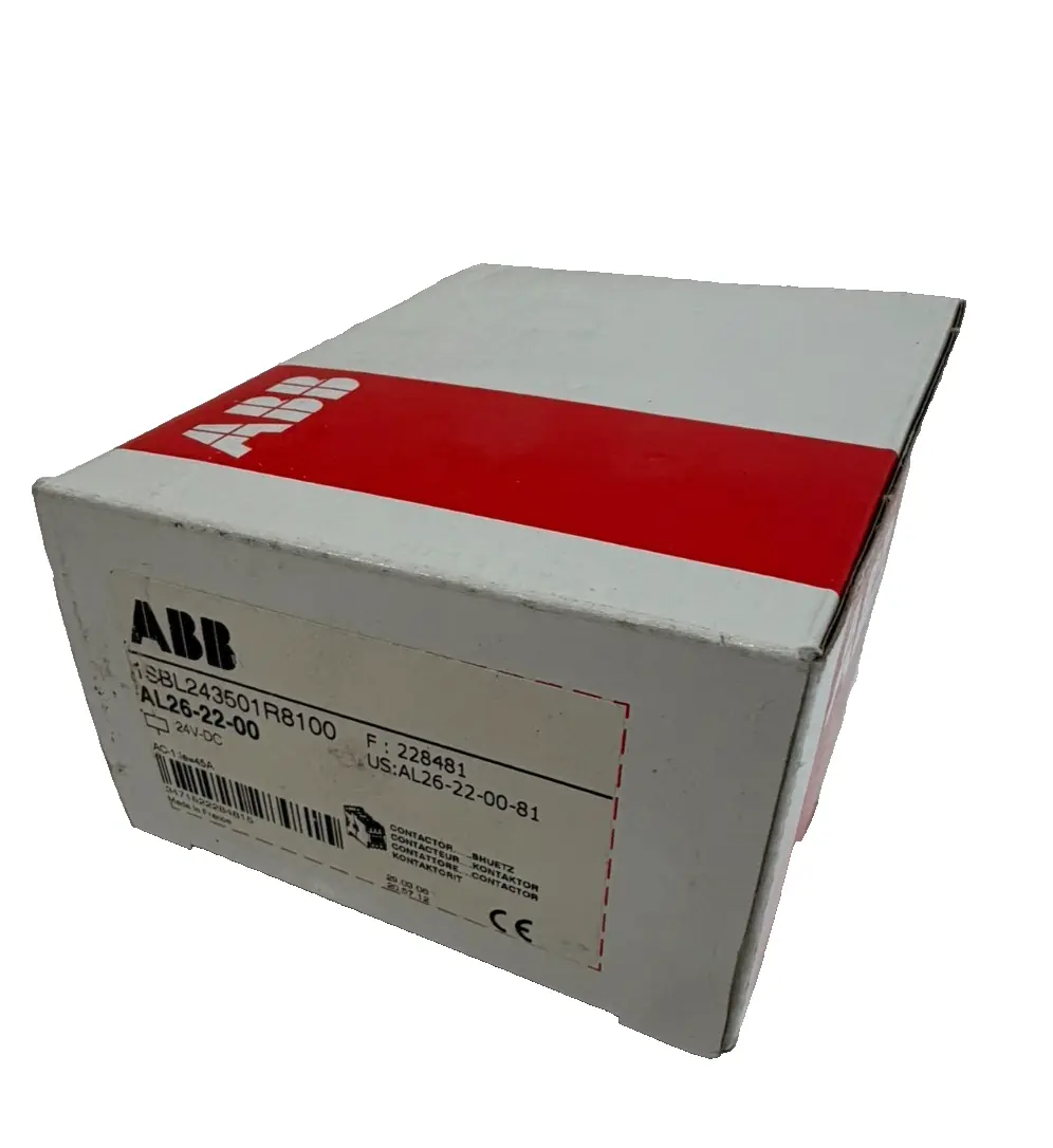 NEW ABB 1SBL243501R8100 CONTACTOR AL26-22-00 24VDC