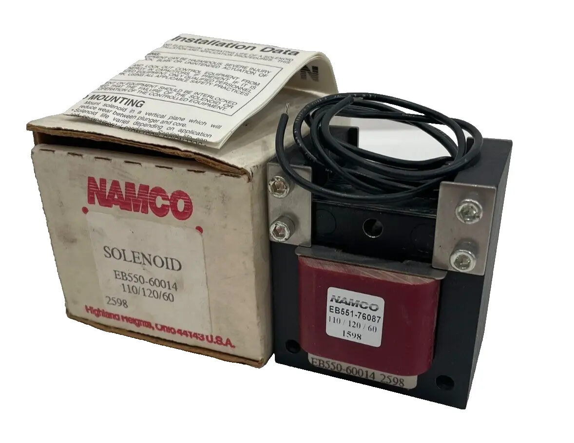 NEW NAMCO EB550-60014 INDUSTRIAL SOLENOID 110/120/60 EB55060014