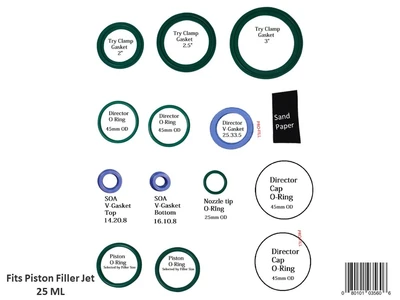 New | in-Stock PRO-FILL INC PISTON FILLER JET & ASP 1000ML Parts & Accessories (Material Handling) California US | ProFill Inc #1507025