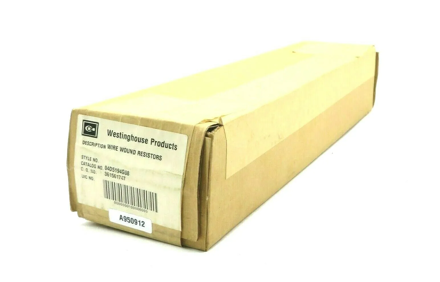 NEW SEALED WESTINGHOUSE 04D5194G08 WIRE WOUND RESISTORS