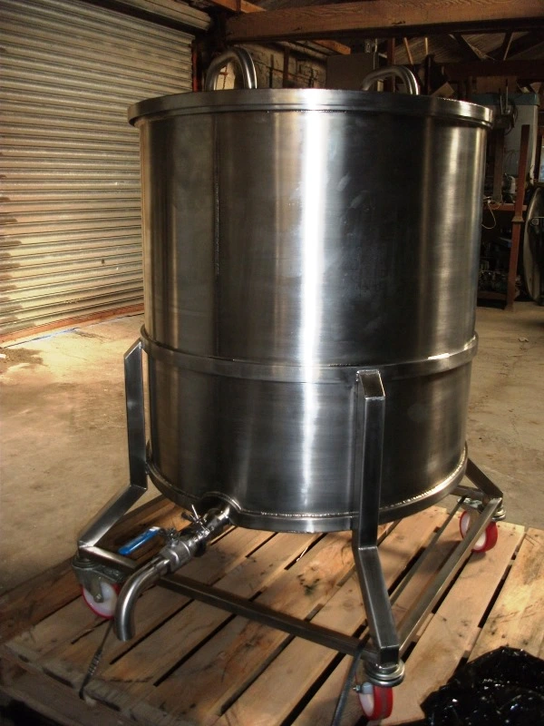 250 L S/S Trolley Tank