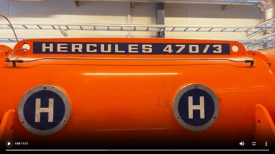 Pieralisi Hercules 470/3 decanter centrifuge, SS.