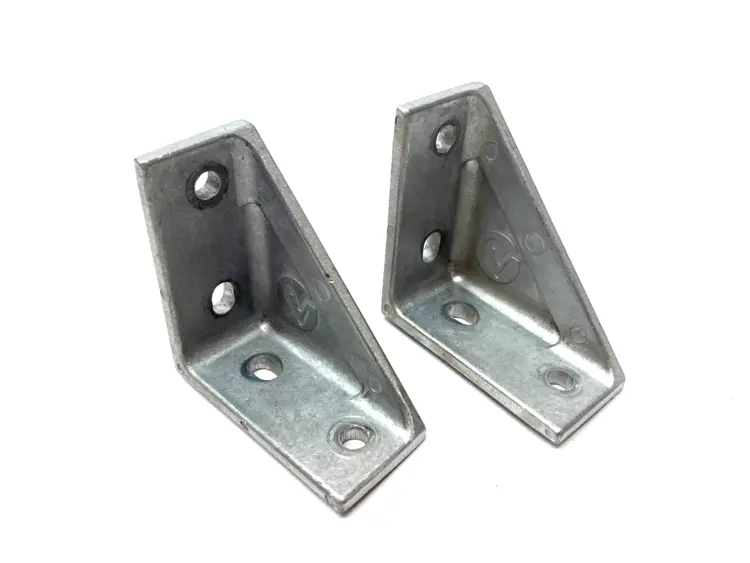 Used FLEXLINK ANGLED CORNER GUSSET 90-DEGREE, ALUMINUM LOT OF 2 Misc Industrial Equipment | Maverick Industrial Sales #1105010