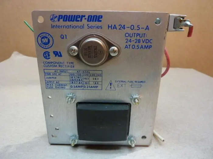 Used POWER ONE HA24-0.5-A Power Supplies Michigan US | Ideal Machinery #600747