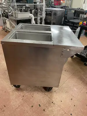 Used Randell Used 33" Randell 3612M Stainless Steel 2 Open Well Steam Table 208/240V - 2 Steam Tables (Food) Illinois US | Falcon Restaurant Supply #1375630