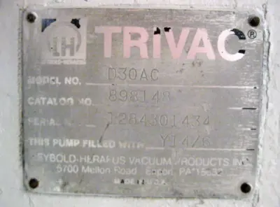 USED Leybold D30AC