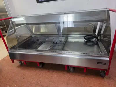 Used Henny Penny Used Henny Penny HMR-105 5-Well Heated Merchandiser Warmer Display 208V 3PH Heated Cabinets & Displays Illinois US | Falcon Restaurant Supply #1373723