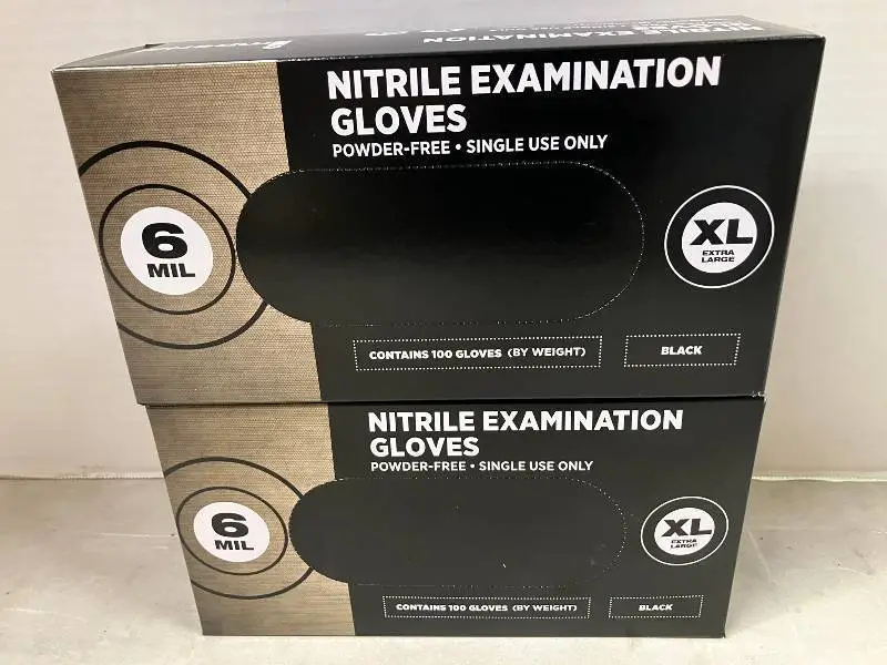 Black Nitrile XL Gloves
