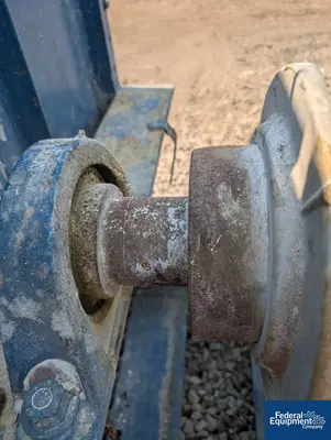USED Dynamic safe 100 Cu ft Carbon Steel Ribbon Blender