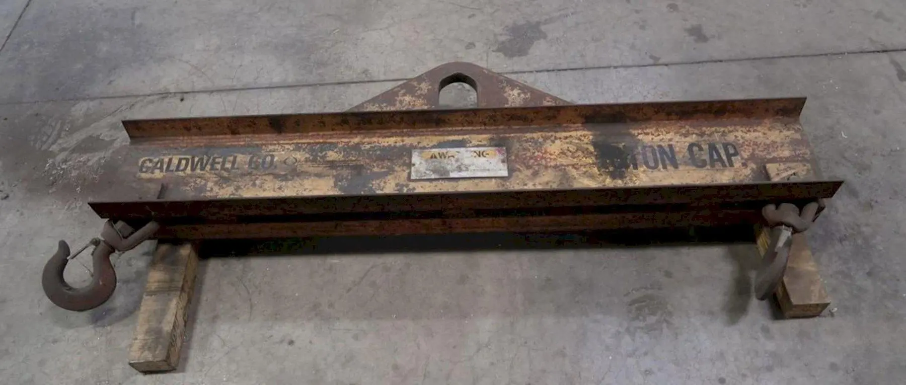 20,000 LB 10 TON X 66" CALDWELL SPREADER BAR: STOCK #14650