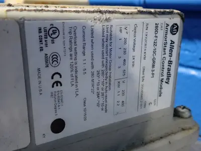 Used ALLENBRADLEY 280DF12710CGRW3P1 Starters Ohio US | HGR 24 #883892