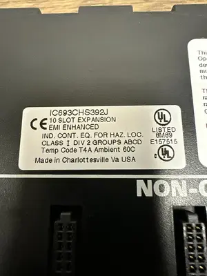 USED GE FANUC IC693CHS392J