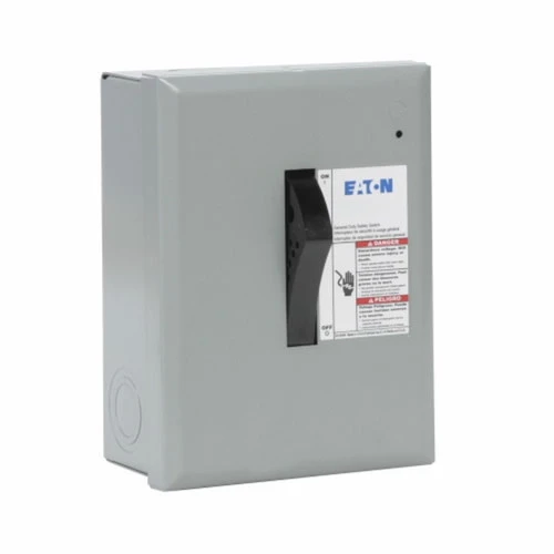 Eaton DP221NGB 120/240 VAC Safety Switch, Fusible, Single Throw, 3-Wire, 30 Amp [New]
