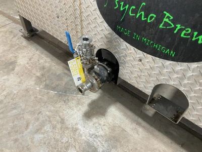 Used PSYCHO BREW COMMERCIAL BREWING SYSTEM STAND WITH 2 BURNERS Brewing Equipment Michigan US | Miedema Asset Management Group #1580110