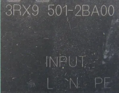 USED SIEMENS 3RX9501-2BA00 POWER SUPPLY 3RX95012BA00