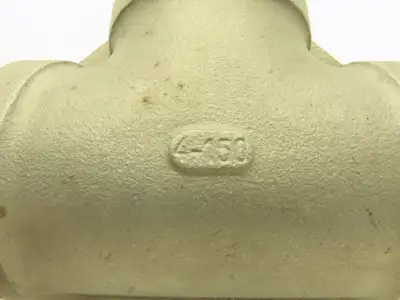316 Stainless Steel Pipe Tee 4" NPT Class 150