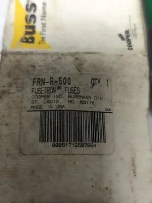 New | in-Stock COOPER BUSSMANN FRN-R-500 Miscellaneous Equipment (Electrical & Power) Ohio US | Surplus Asset Holdings #1237431
