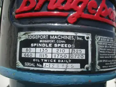 USED BRIDGEPORT SERIES-I