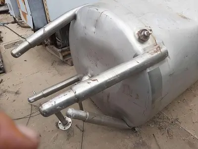 Tank, 528 Gallon, 316L Stainless Steel, 47" X 68", DB/DT, #S741015