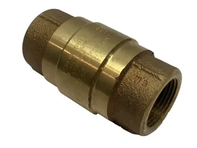 NEW STRATAFLO CHECK VALVE 1" FNPT BRONZE, BUNA-N SPRING POPPET