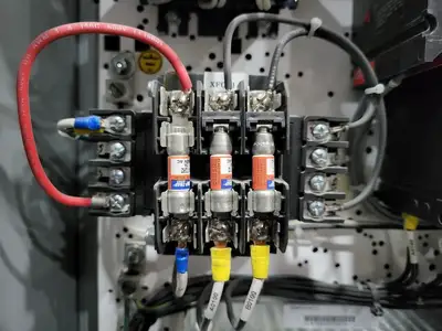 Open Style Fuse Holder 3-Pole w/ 3 x 2A Fuses