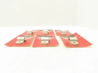 Velvac 704069 Clamp Kit 5/8" Round 5/16" Mounting Hole Aluminum Lot of 6