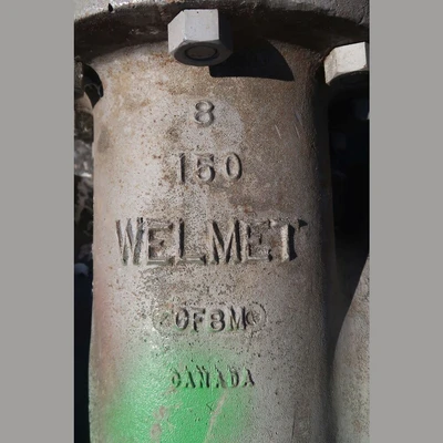Welmet 8 in. Gate Valve