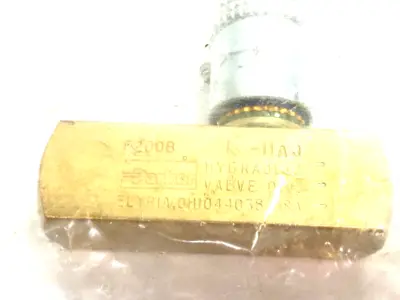NEW PARKER COLORFLOW INLINE FLOW CONTROL VALVE, BRASS BODY, 1/8" PORTS