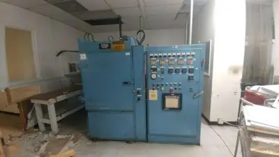 140 Ton, TMP, 25" x 25" complete multi platen vacuum hydraulic lamination press