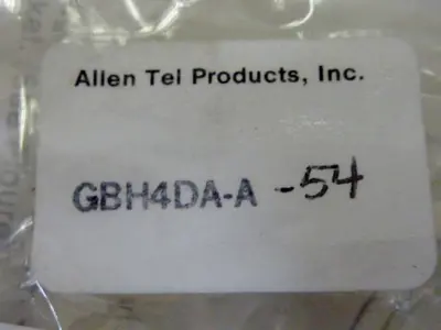 NEW ALLEN TEL PRODUCTS GBH4DA-A-54