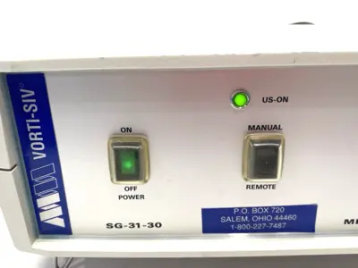 USED MM INDUSTRIES/ VORTI-SIV ULTRASONIC MINI-SIEVING SYSTEM CONTROLLER