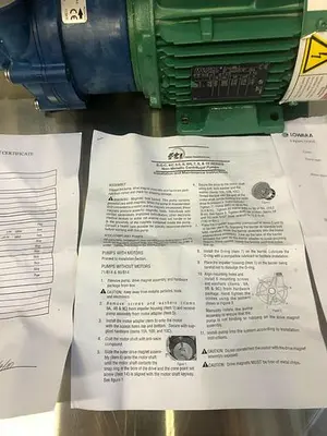 FINISH THOMPSON KC8P80BOC PUMP WITH LEROY SOMER LS80L T MOTOR