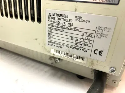 Used Mitsubishi Industrial Robot, Melfa CR1DA-771-S15 Control and R32TB Pendant Robots Michigan US | Maverick Industrial Sales #1401603