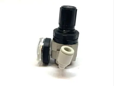 Used SMC Pneumatic Modular Pressure Regulator 0.05-0.7MPa w/ G27-10-R1 Gau Air Pressure Regulators Michigan US | Maverick Industrial Sales #1389626