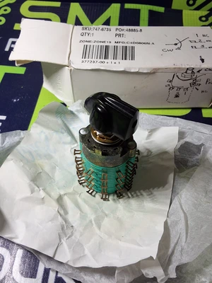ELECTROSWITCH C4D0806N-A ROTARY SWITCH 8POLES 205 0107 - BRAND NEW