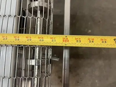 114"L Three-Section Wire Conveyor