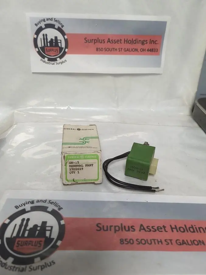 New | in-Stock GE 15D1G19 Motor Control Parts Ohio US | Surplus Asset Holdings #1547689