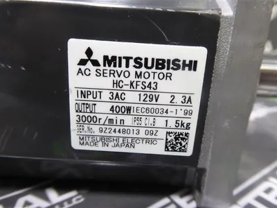 Mitsubishi HF-KFS43 AC Servo Motor 400W 3000RPM Used