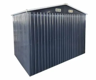 Landhonor 6ft x 8ft Galvanized Apex Roof Metal Shed (LHR-MS0608)
