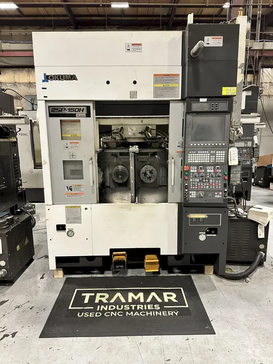 Used 2015 OKUMA 2SP-150H CNC Lathes Michigan US | Tramar Industries #419493